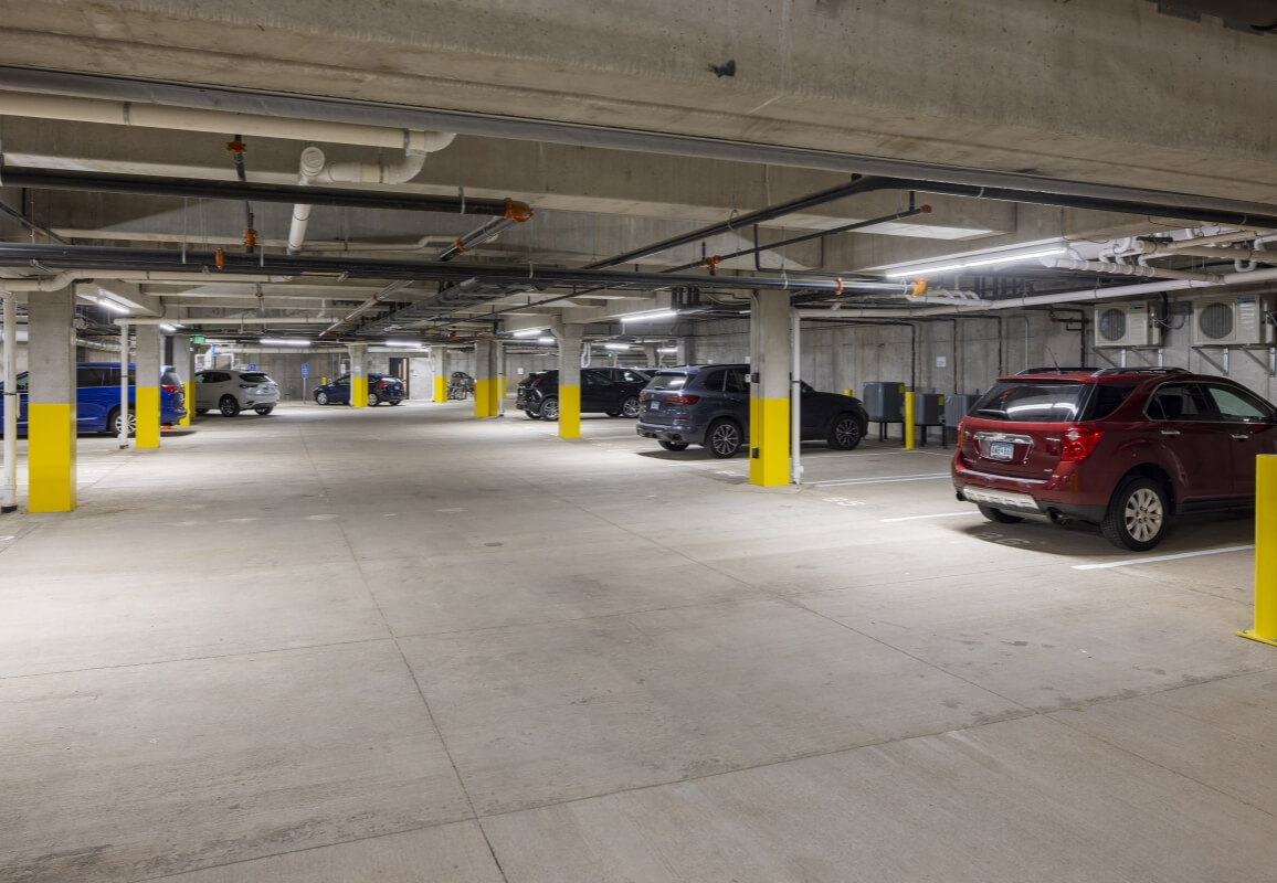 Underground parking garage