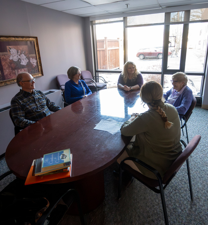 Lyngblomsten Community Services hosts a caregiver support group for those who have a participant in The Gathering.
