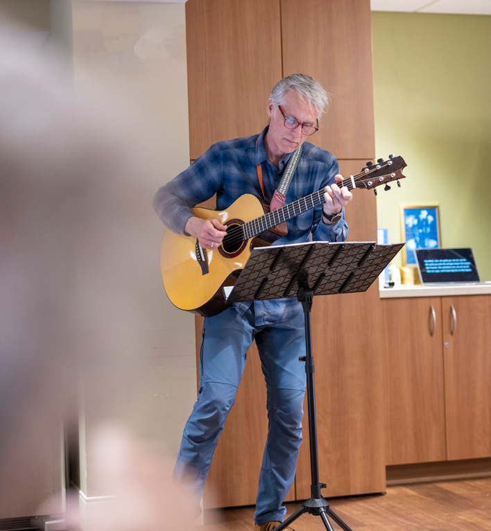MacPhail Teaching Artist Playing Guitar