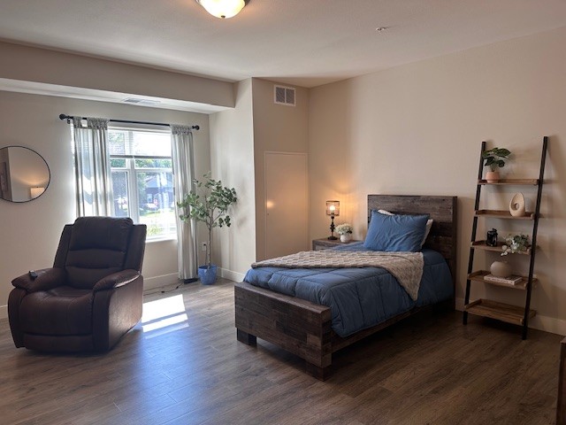 Lino Lakes Respite Care: bed and recliner